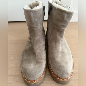 Moving Sale 🌟 Vince Sheep Shearling Ankle Boots